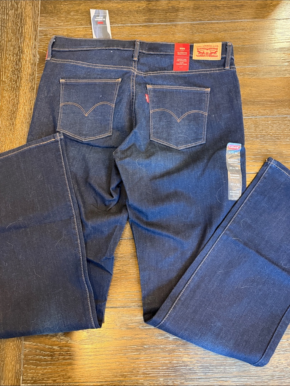 Levi's Womens Indigo Boot Cut Leg Jeans